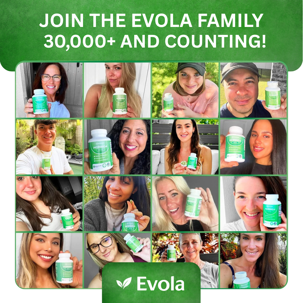 Evola Moringa Capsules - Pure Energy & Gut Support