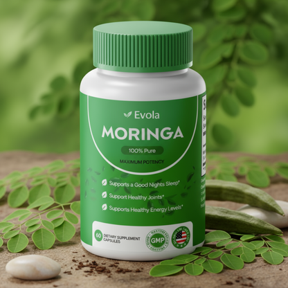 Evola Moringa Capsules - Pure Energy & Gut Support